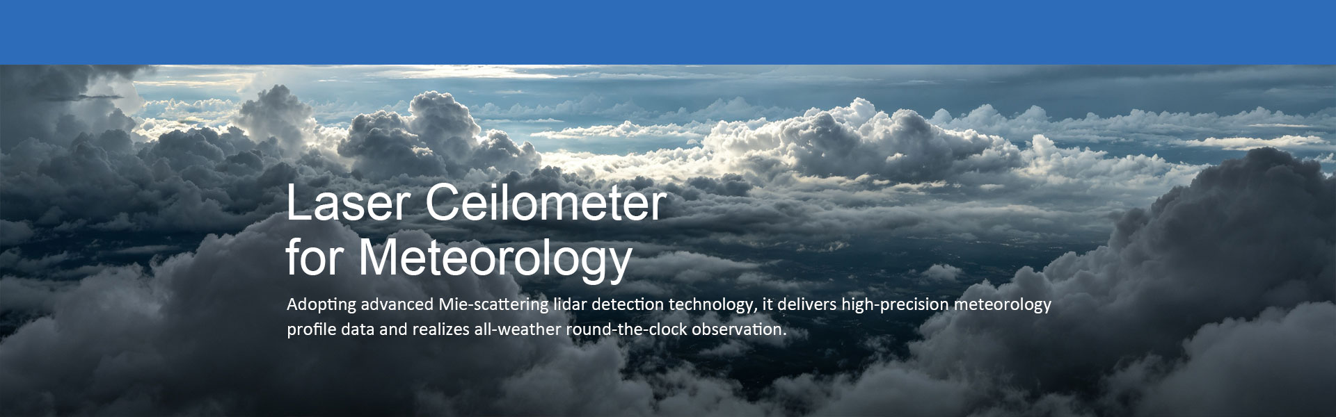 Lidar Ceilometer för Meteorologi